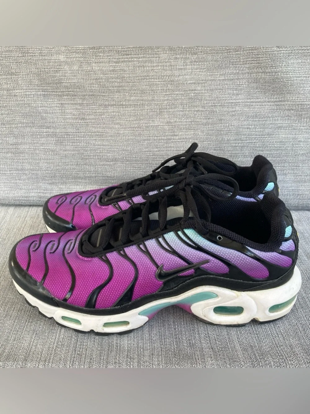 Nike Air Max Plus TN Purple Teal Gradient Women’s 9 - Picture 2 of 7